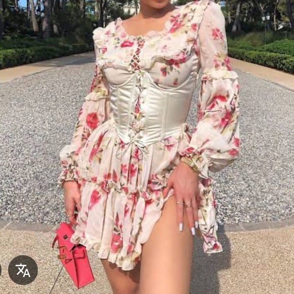Dresses & Skirts - Floral Corset Dress